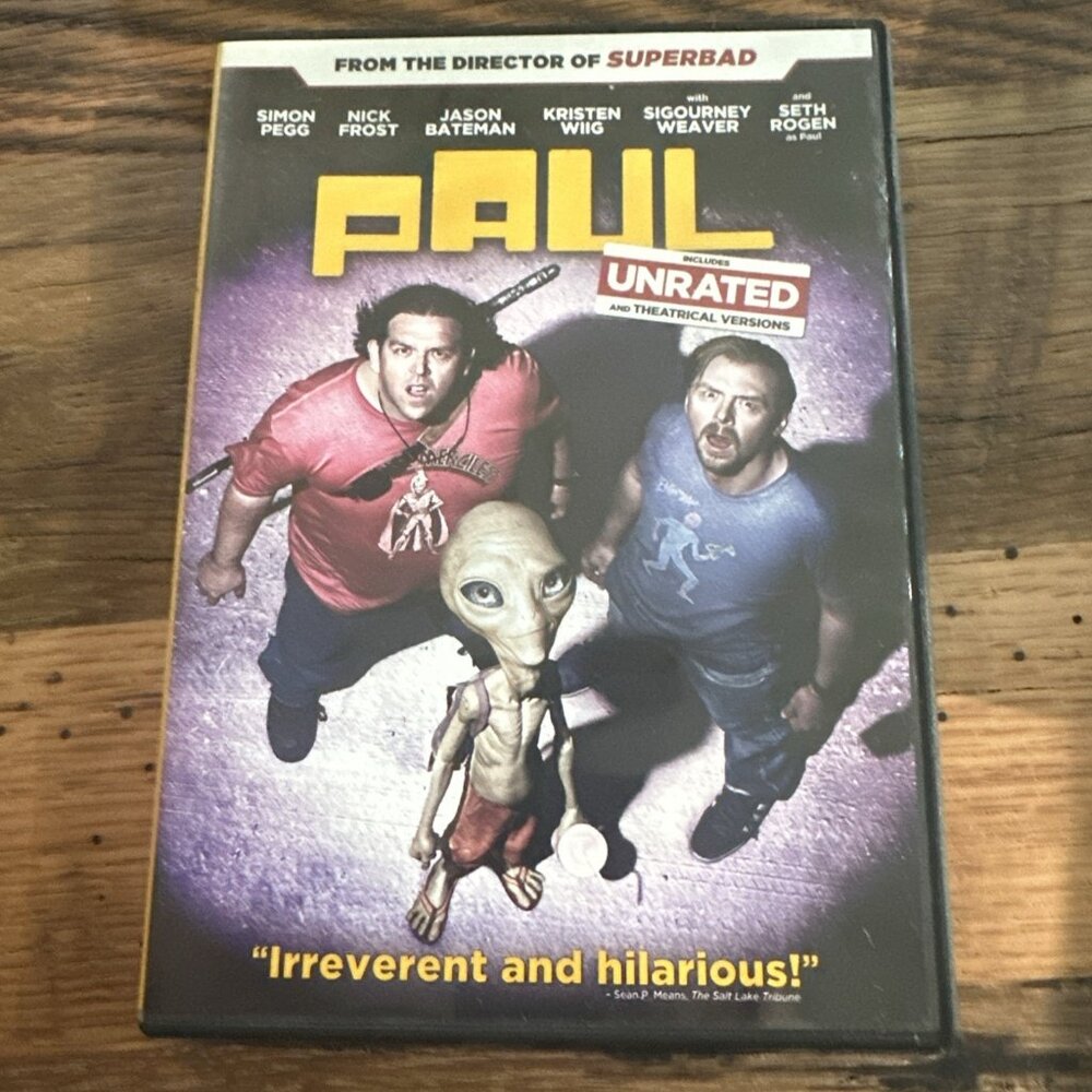 Paul DVD Tested Working Seth Rogen Comedy Rated R